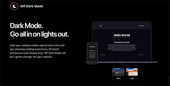 WP Dark Mode Ultimate